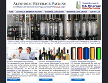 Tablet Screenshot of alcoholicbeveragepacking.com